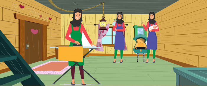 fulltime housemaid services in United Arab Emirates